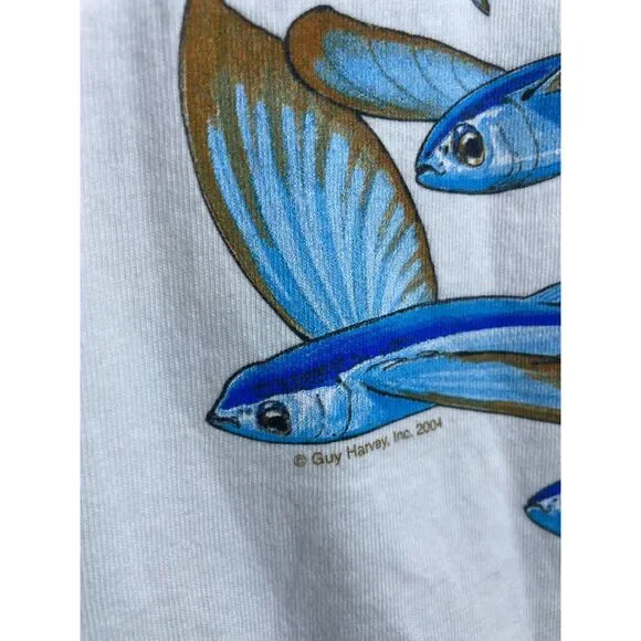 Guy Harvey Autographed 2009 T-Shirt Y2K - Size L - Picture 4 of 4